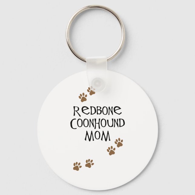 Chaveiro Redbone Coonhound Mãe (Frente)