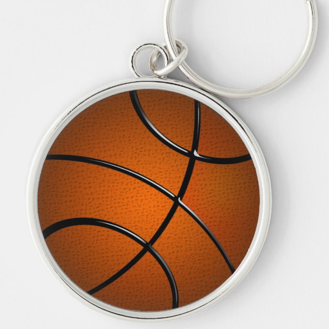 Chaveiro redondo superior do basquetebol (Frente)