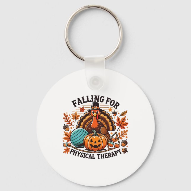 Chaveiro Redução Do Obrigado De Queda De Pumpkin Em Terapêu (Frente)