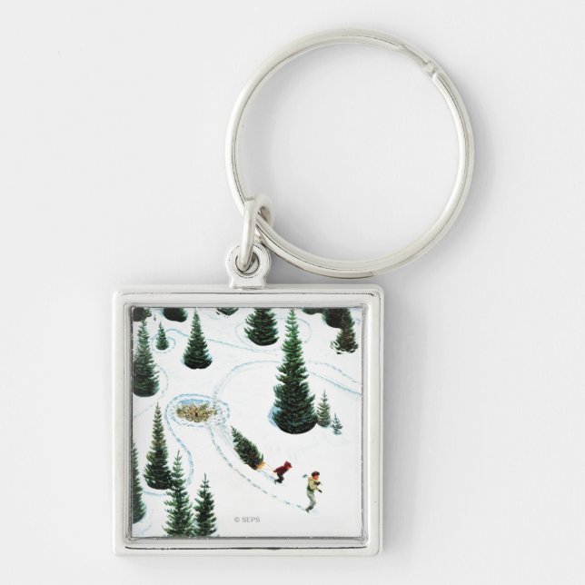 Chaveiro Reduzindo a árvore (Frente)