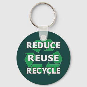 Chaveiro Reduzir a reutilização do Reciclar Terra no dia a