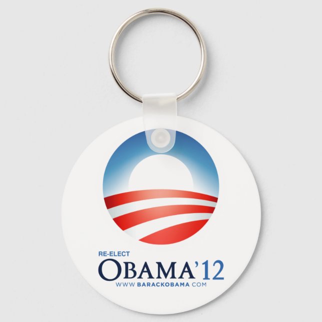 Chaveiro Reeleger Obama 2012 (Frente)