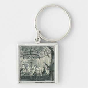 Chaveiro Refeição judaica durante o banquete dos