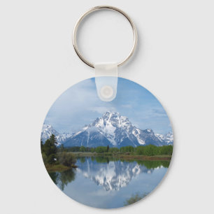 Chaveiro Reflexões da montanha de Teton
