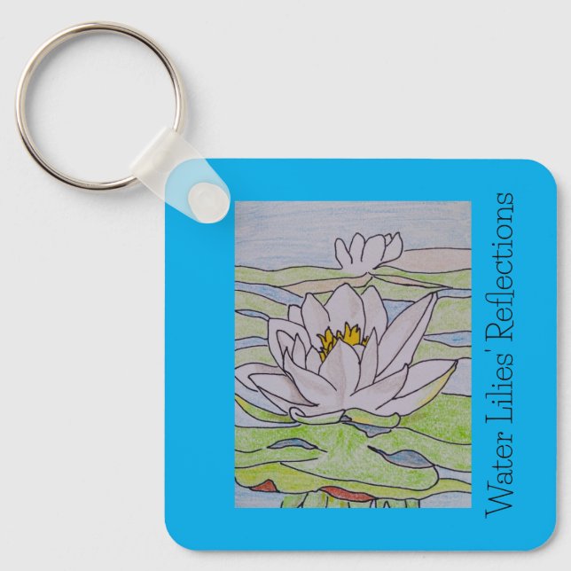 Chaveiro Reflexões dos lírios (Frente)