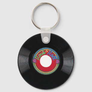 Chaveiro Registro Rock and Roll de 45 rpm