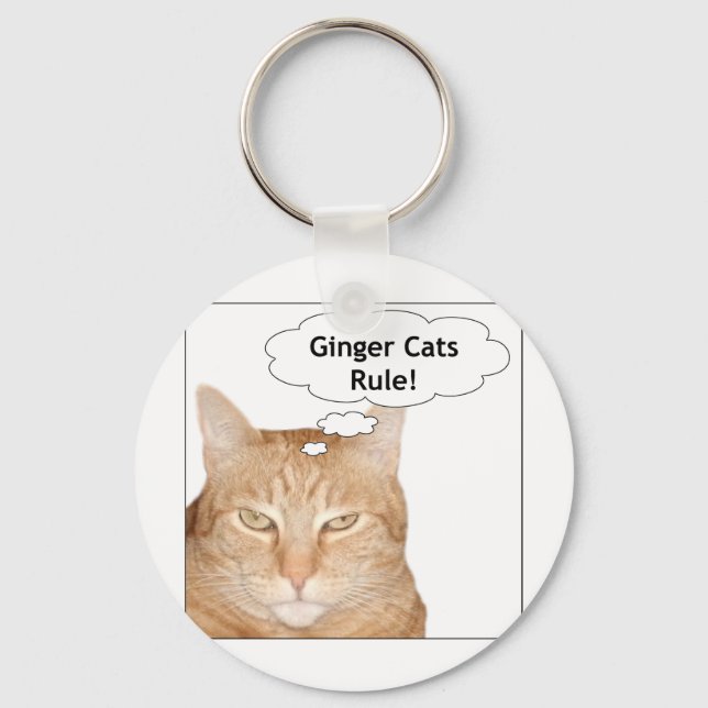 Chaveiro Regra Ginger Cats! (Frente)