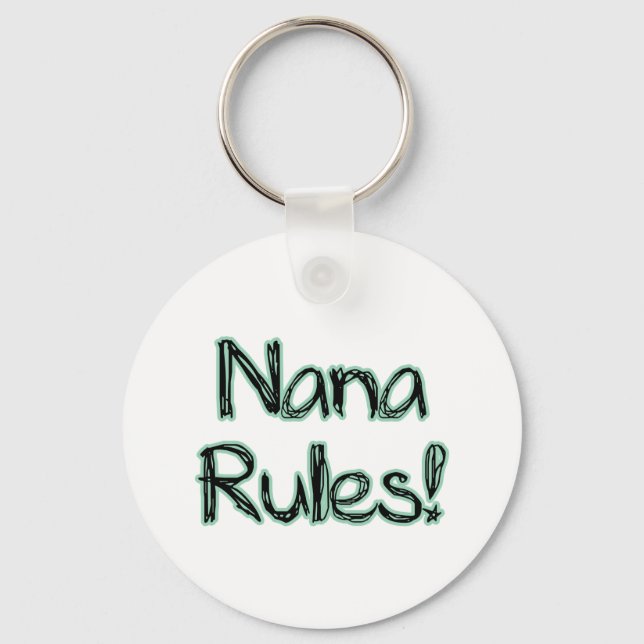 Chaveiro Regras da Nana! (Frente)