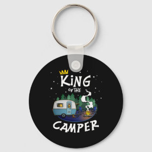 Chaveiro Rei do Acampador Presente de Viagem de Acampamento
