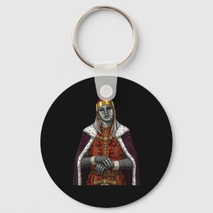 Chaveiro Rei Máscara de Prata Baldwin Iv Máscara Dourada Ar