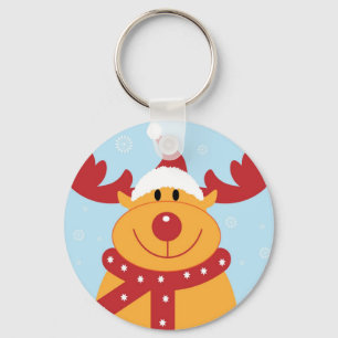 Chaveiro Reindeer de Natal