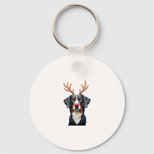 Chaveiro Reindeer Great Dane Christmas Great Dane Dog Mom D (Frente)
