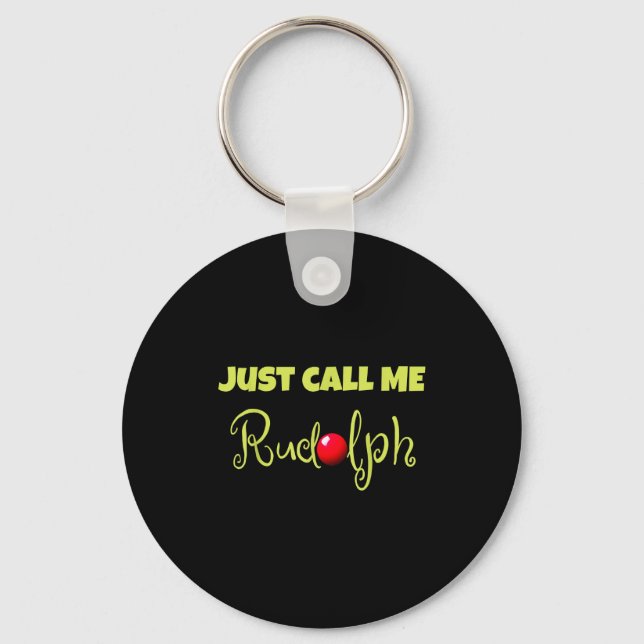 Chaveiro Reindeer Just Call Me Rudolph Christmas Couples Co (Frente)