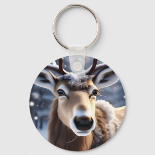 Chaveiro Reindeer Magic: Fechamento do Companheiro Leal de 