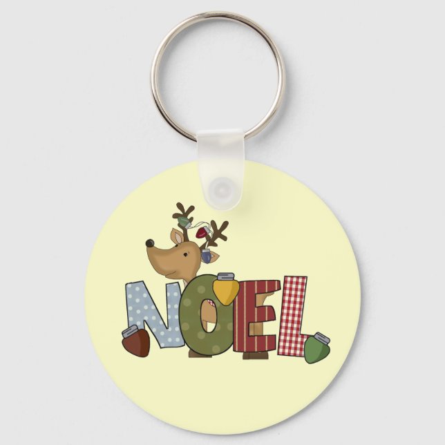 Chaveiro Reindeer Noel Holiday Camisetas e presentes (Frente)