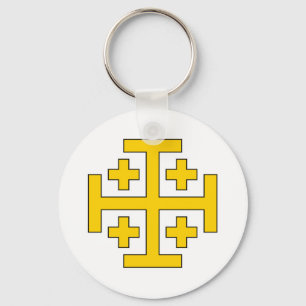 Chaveiro Reino de Jerusalém - símbolo keyring
