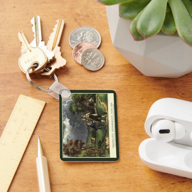 Chaveiro Relâmpago de Benjamin Franklin com Experimento da  (Mesa)