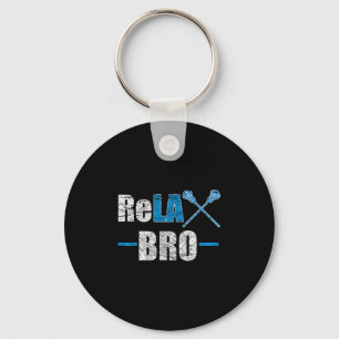 Chaveiro Relax Bro Funny Lacrosse Player Piada Cote Lax Sti