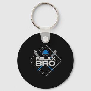 Chaveiro Relax Bro - Lax Life E Lacrosse Player Gift