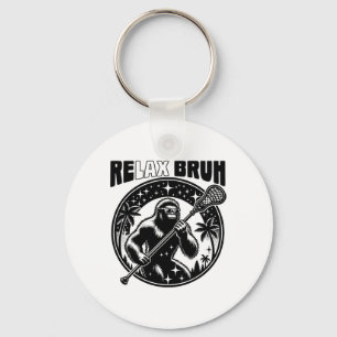 Chaveiro Relaxe Bro Bruh Funny Bigfoot Lax Homens Lacrosse