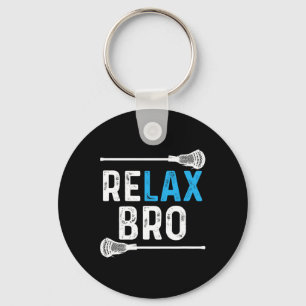 Chaveiro Relaxe, Irmão Lacrosse! Funny Lax Team Lacrosse