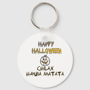 Chaveiro Relaxe o Feliz Dia das Bruxas