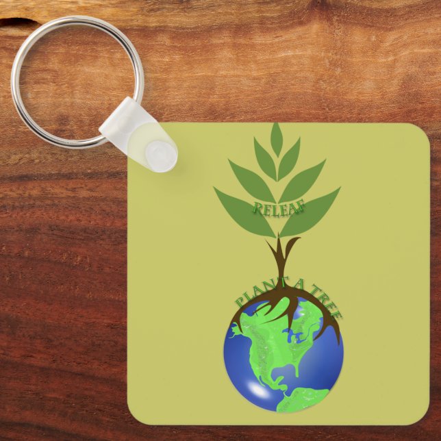 Chaveiro ReLeaf Plante Uma Árvore (Frente)