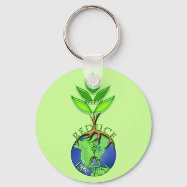 Chaveiro Releaf Reduzir Reciclar (Frente)