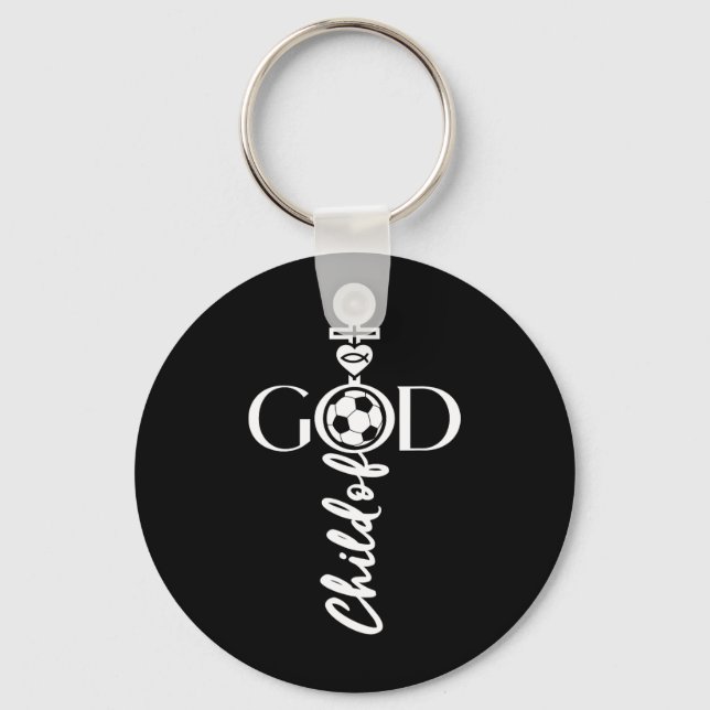 Chaveiro Religioso Jesus Futebol Filho De Deus Futebol  (Frente)