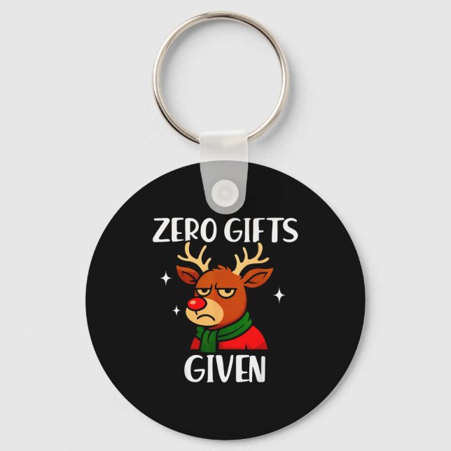 Chaveiro Renalgo Grumpy Reindeer Natal Meme Zero Presentes  (Frente)