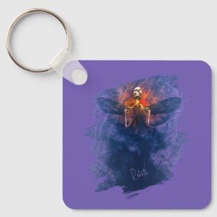 Chaveiro Renascimento. Esqueleto com asas ascensões