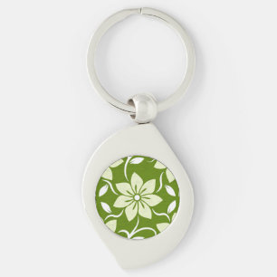 Chaveiro Repetição de Flor de Oliveira