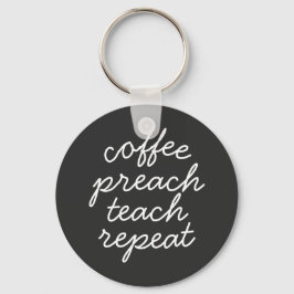 Chaveiro Repetir Ensino de Pré-Ensino de Café