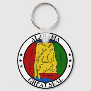 Chaveiro Representante do símbolo da bandeira de Estados