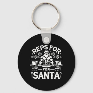 Chaveiro Reps Para o Papai Noel – Fitness de Natal Engraçad
