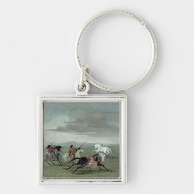Chaveiro Reptos do Comanche da equitação marcial, 1834 (Frente)