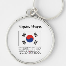 Chaveiro República Coreia Bandeira da Coreia do Sul Persona