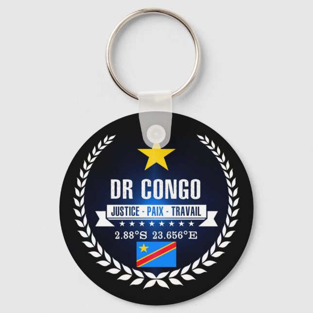 Chaveiro República Democrática do Congo (Frente)