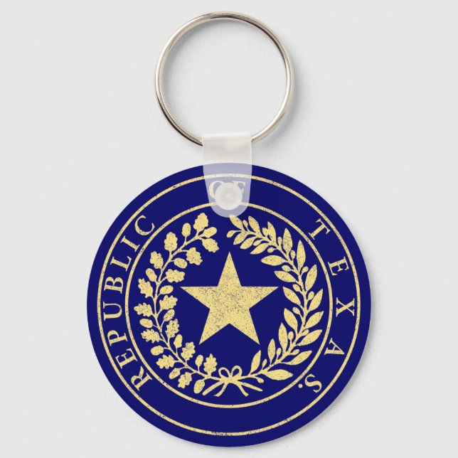 Chaveiro República do Texas Seal (Frente)