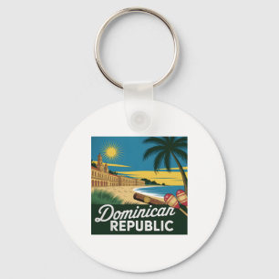 Chaveiro República Dominicana Arquitetura Colonial Vintage