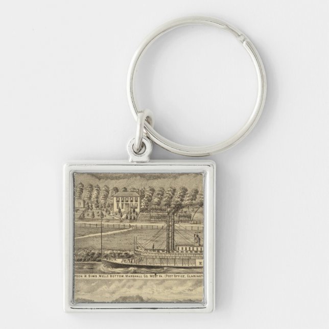 Chaveiro Res do falecido Thompson H Sims (Frente)