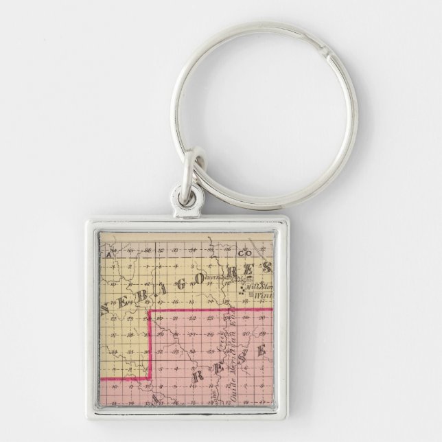 Chaveiro Reservas de Omaha e Winnebago em Nebraska (Frente)