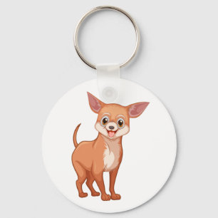 Chaveiro Resgate de cachorro de desenho animado Chihuahua A