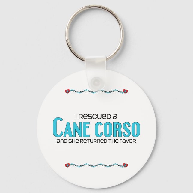 Chaveiro Resgatei um cano (Cão fêmea) (Frente)