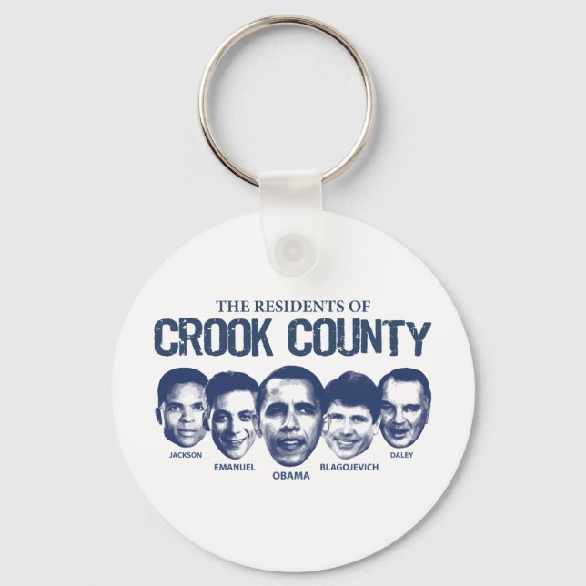 Chaveiro Residentes do condado de Crook (Frente)