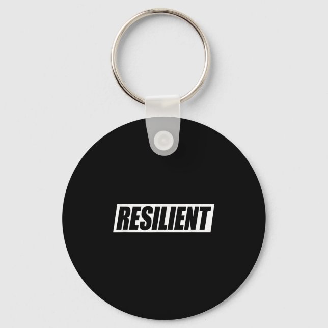 Chaveiro Resilient Mental Strength Self-esteem Motivation R (Frente)