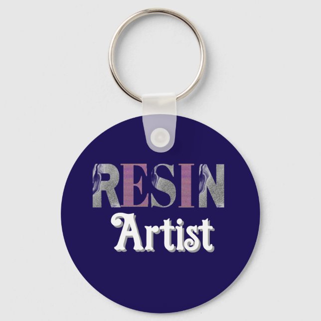 Chaveiro Resin Artist Crafter (Frente)