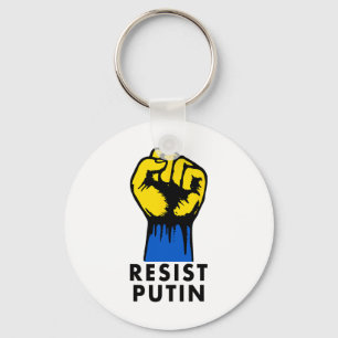 Chaveiro Resista Putin Protesto Punho Erguido