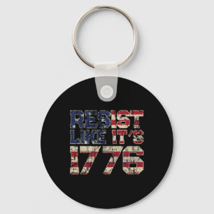Chaveiro Resiste como se fosse o Patriota Americano da Band