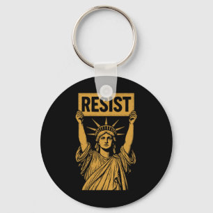 Chaveiro Resistência À Estátua Da Liberdade Rebelde Protest